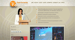 Desktop Screenshot of flaviafernandes.com.br