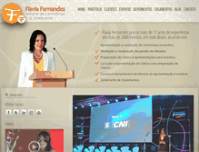 Tablet Screenshot of flaviafernandes.com.br